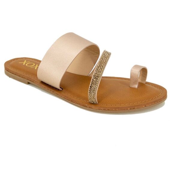 NWT XOXO Romilia Flat Sandals - Picture 1 of 5